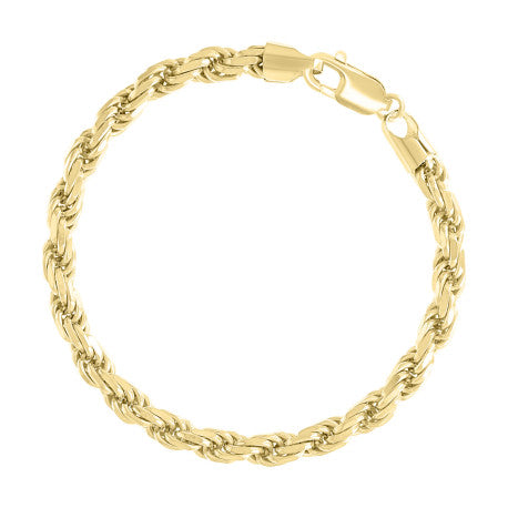 925 Silver Hollow Rope Chain 5.3mm