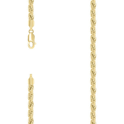925 Silver Hollow Rope Chain 5.3mm