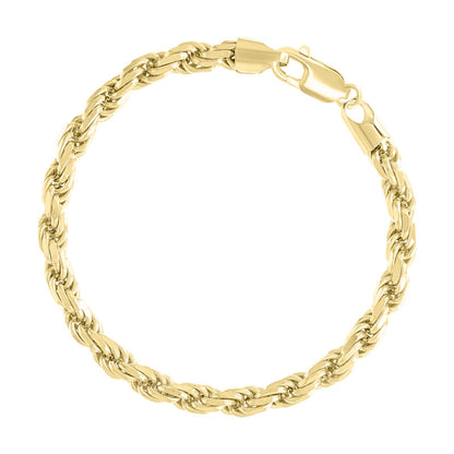 925 Silver Hollow Rope Chain 5.3mm