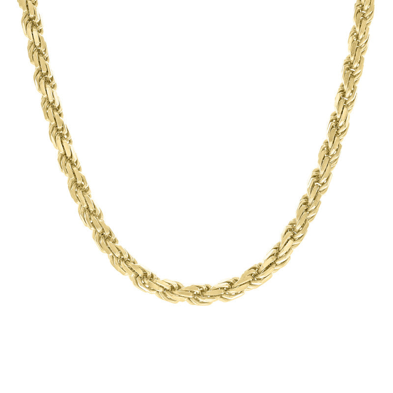 925 Silver Hollow Rope Chain 7.5mm