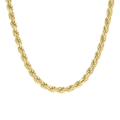 925 Silver Hollow Rope Chain 7.5mm