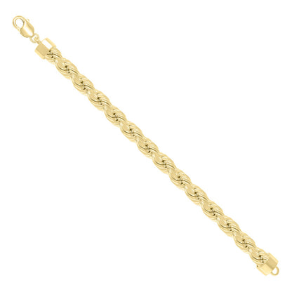925 Silver Hollow Rope Chain 7.5mm