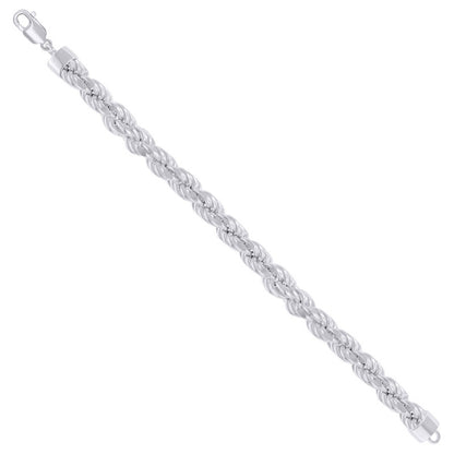 925 Silver Hollow Rope Chain 8.2mm
