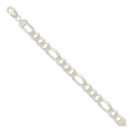 925 Silver Solid Classic Figaro 11.0mm