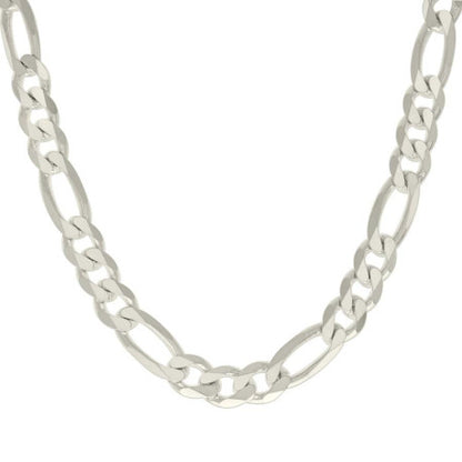 925 Silver Solid Classic Figaro 11.0mm