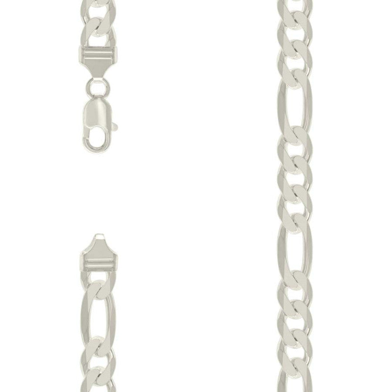 925 Silver Solid Classic Figaro 13.0mm