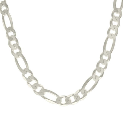 925 Silver Solid Classic Figaro 13.0mm
