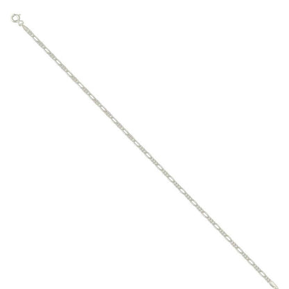 925 Silver Solid Classic Figaro 2.0mm