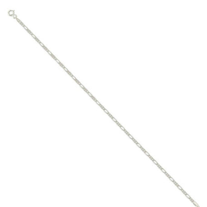 925 Silver Solid Classic Figaro 2.0mm