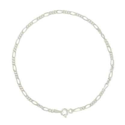 925 Silver Solid Classic Figaro 2.0mm