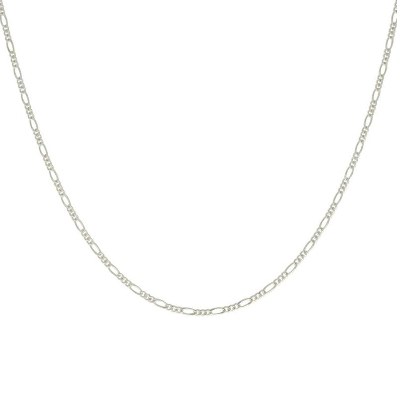 925 Silver Solid Classic Figaro 2.0mm