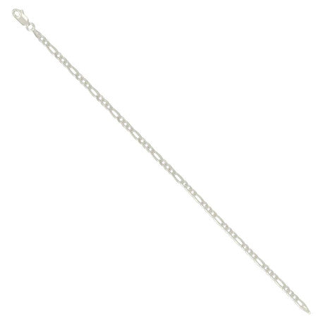 925 Silver Solid Classic Figaro 3.0mm