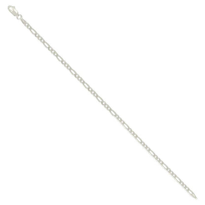 925 Silver Solid Classic Figaro 3.0mm