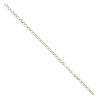 925 Silver Solid Classic Figaro 4.0mm