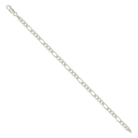 925 Silver Solid Classic Figaro 5.0mm