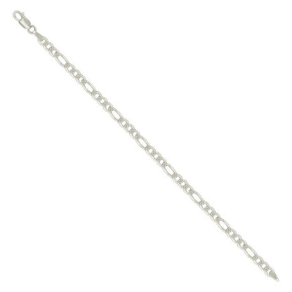 925 Silver Solid Classic Figaro 5.0mm