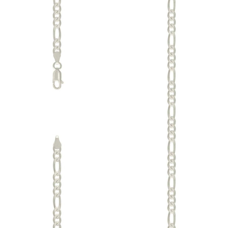 925 Silver Solid Classic Figaro 5.0mm