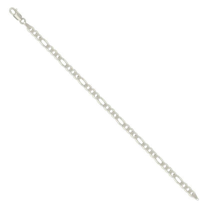925 Silver Solid Classic Figaro 5.0mm