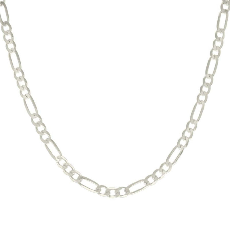 925 Silver Solid Classic Figaro 6.0mm