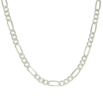 925 Silver Solid Classic Figaro 8.0mm