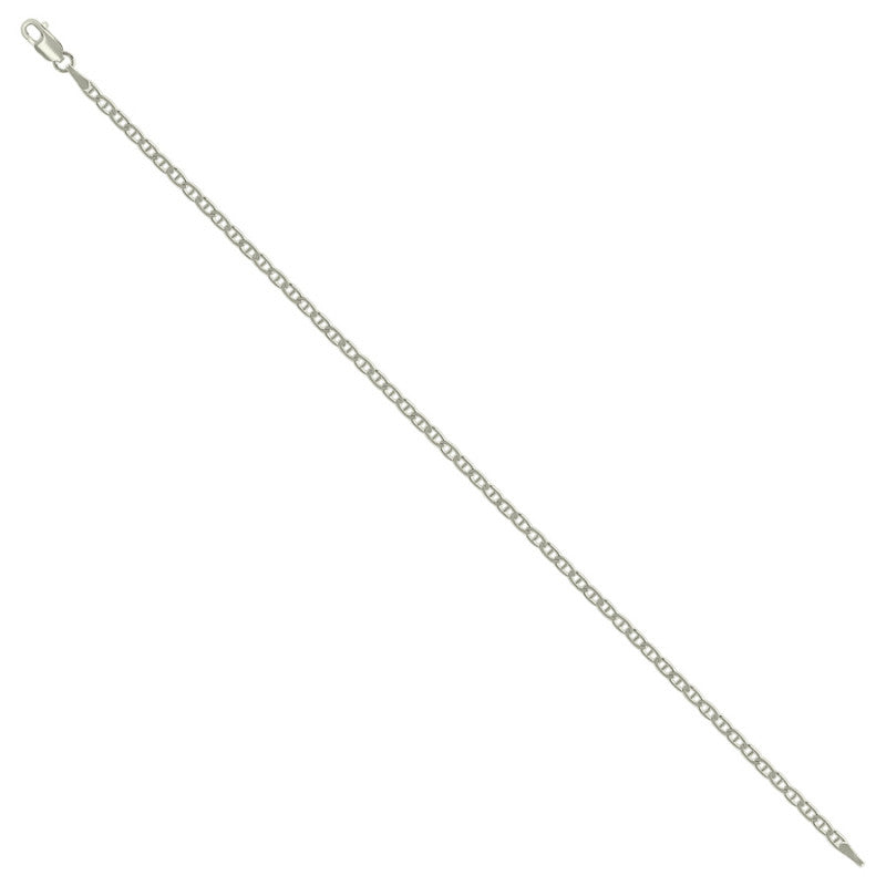 925 Sterling Silver Solid Classic Mariner Chain 2mm
