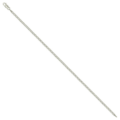 925 Sterling Silver Solid Classic Mariner Chain 2mm