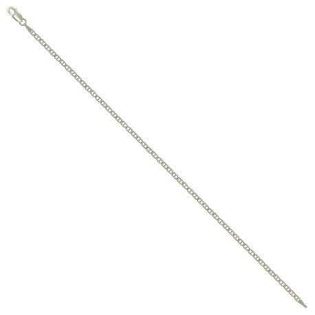 925 Sterling Silver Solid Classic Mariner Chain 2mm