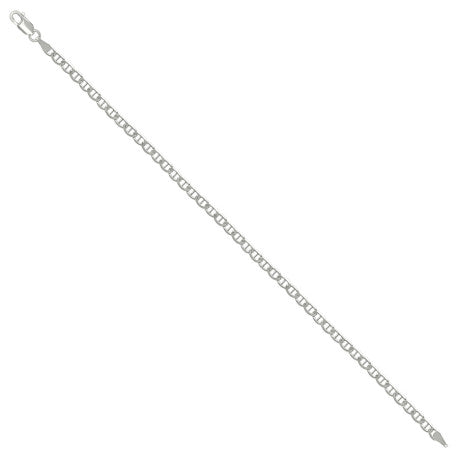 925 Sterling Silver Solid Classic Mariner Chain 3mm