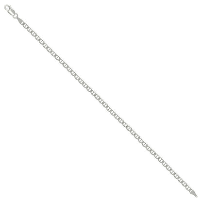 925 Sterling Silver Solid Classic Mariner Chain 3mm