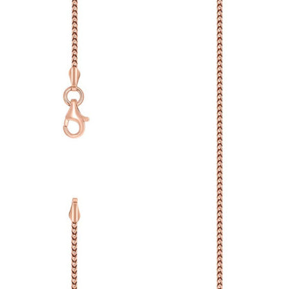 925 Silver Solid Franco Chain 1mm