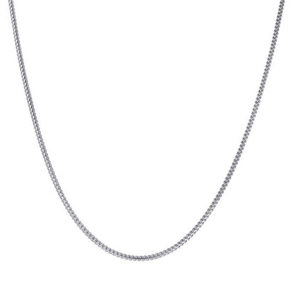 925 Silver Solid Franco Chain 1mm