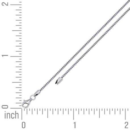 925 Silver Solid Franco Chain 1mm
