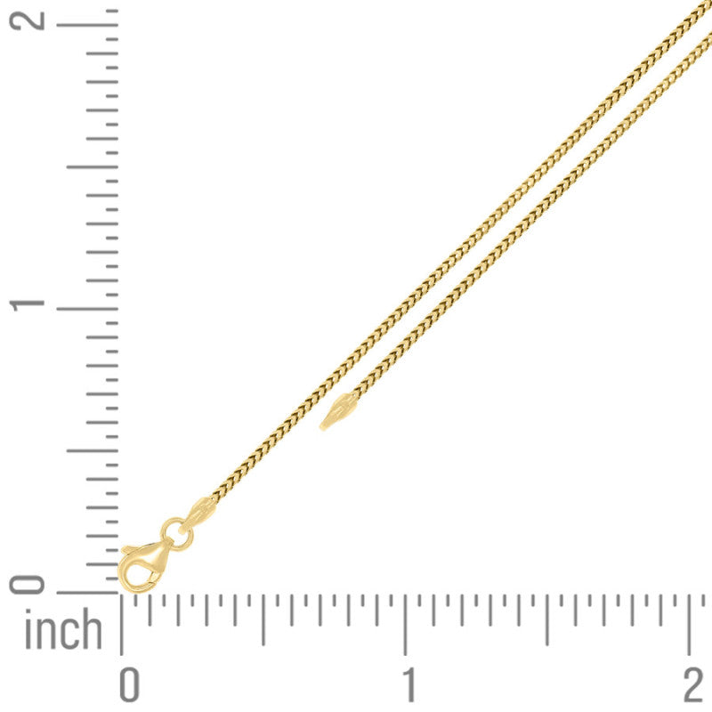 925 Silver Solid Franco Chain 1mm
