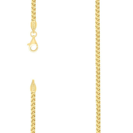 925 Silver Solid Franco Chain 2.5mm
