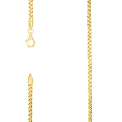925 Silver Solid Franco Chain 2.5mm