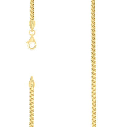 925 Silver Solid Franco Chain 2.5mm