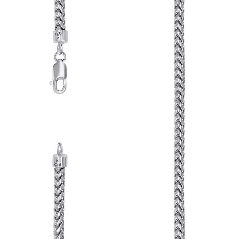 925 Silver Solid Franco Chain 3.7mm