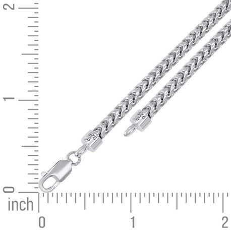 925 Silver Solid Franco Chain 3.7mm