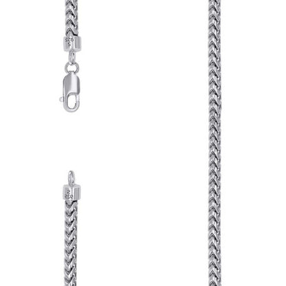 925 Silver Solid Franco Chain 3.7mm