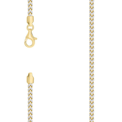 925 Silver Solid Franco Chain 3mm