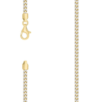 925 Silver Solid Franco Chain 3mm