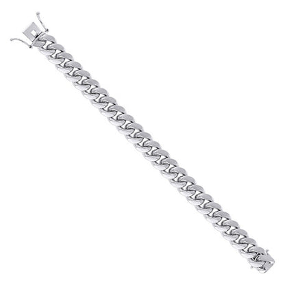 925 Silver Solid Miami Cuban Chain 11.8mm