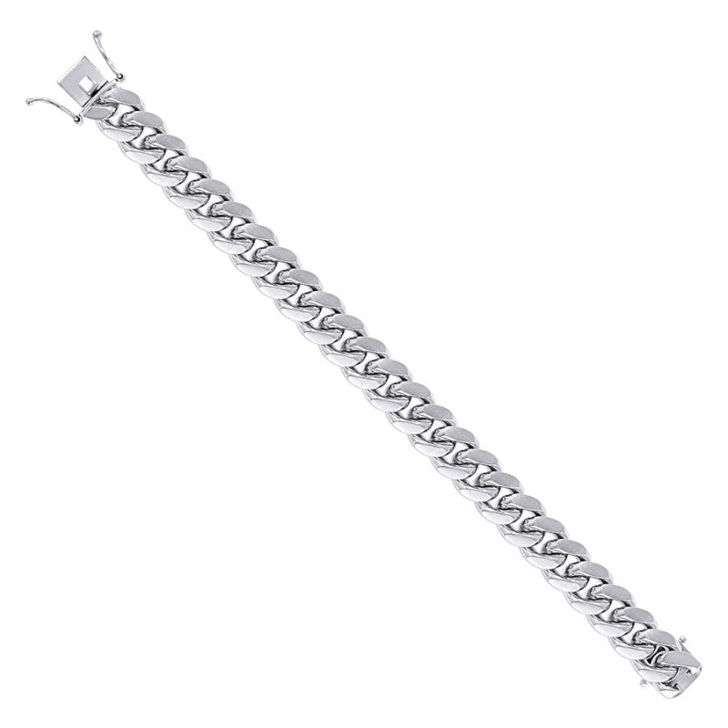 925 Silver Solid Miami Cuban Chain 11.8mm