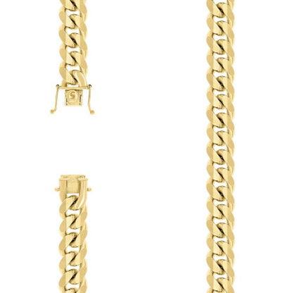 925 Silver Solid Miami Cuban Chain 11.8mm