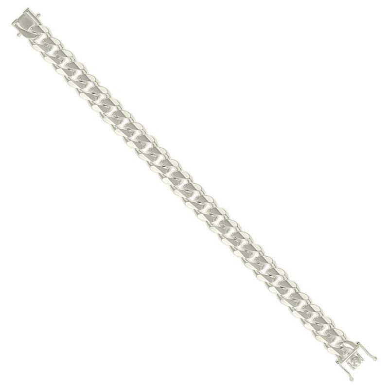 925 Silver Solid Miami Cuban Chain 11.8mm