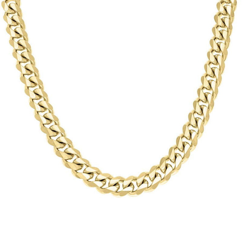 925 Silver Solid Miami Cuban Chain 11.8mm