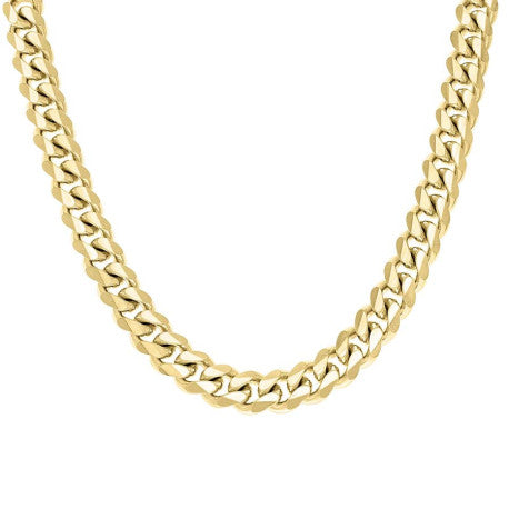 925 Silver Solid Miami Cuban Chain 11.8mm