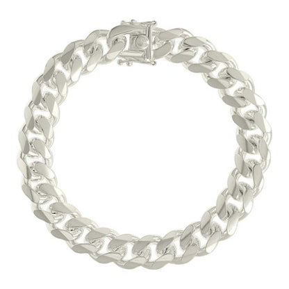 925 Silver Solid Miami Cuban Chain 11.8mm