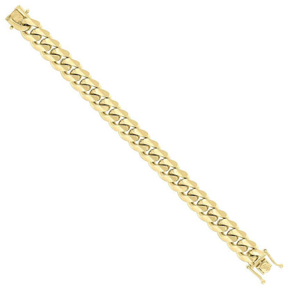 925 Silver Solid Miami Cuban Chain 12.8mm