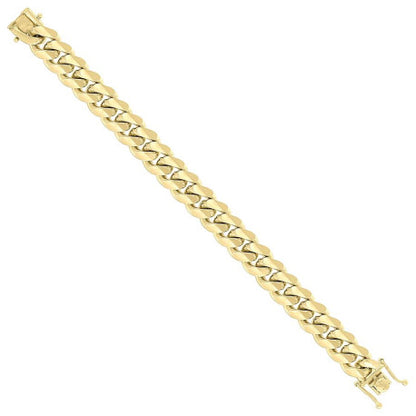925 Silver Solid Miami Cuban Chain 12.8mm